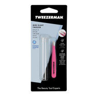 TWEEZERMAN Mini Slant Classic Stainless pincetas, rožinis