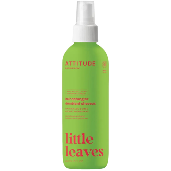 ATTITUDE, Purškiamas plaukų kondicionierius vaikams su arbūzų ir kokosų aromatu, 240 ml