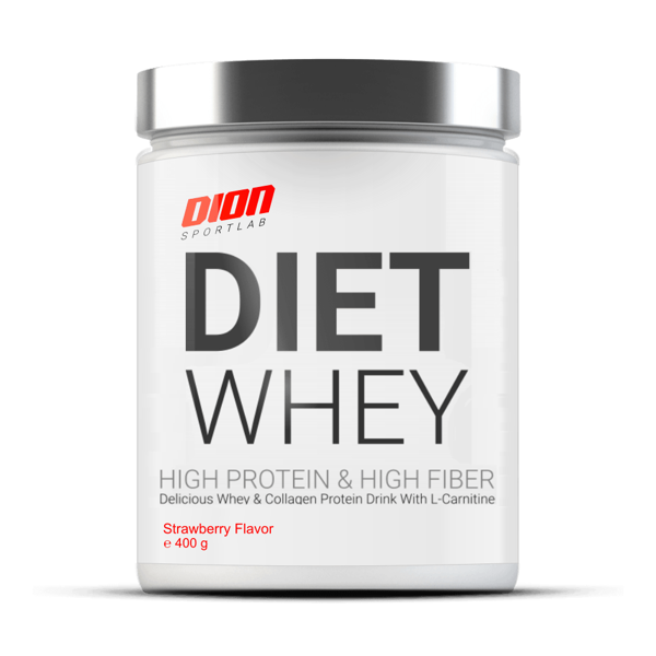 DION SPORTLAB DIET WHEY,  Braškių sk., 400 g