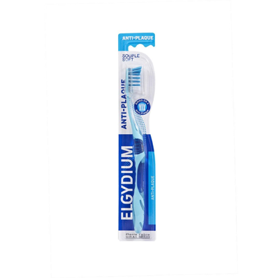 ELGYDIUM ANTI-PLAQUE SOFT, dantų šepetėlis minkštas, 1 vnt. paveikslėlis
