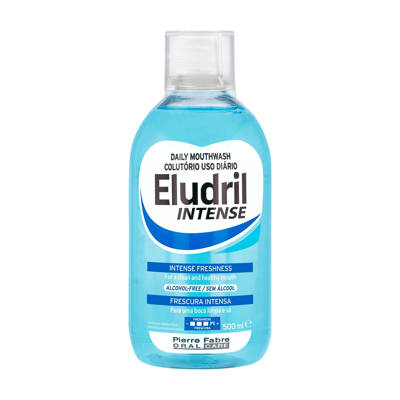 ELUDRIL INTENSE, kasdienis burnos skal. skystis, visapusiška apsauga, nuo 12 m., 500ml, 1 vnt. paveikslėlis