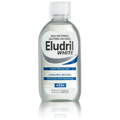 ELUDRIL WHITENING, kasdienis burnos skalavimo skystis, balinamasis, nuo 12 m., 500ml, 1 vnt. paveikslėlis