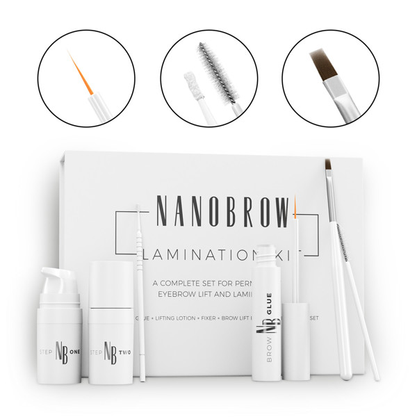 NANOBROW antakių laminavimo rinkinys NANOBROW antakių laminavimo rinkinys