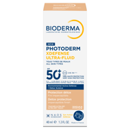 BIODERMA PHT XDEFENSE SPF50+, apauginis kremas nuo saulės su spalva T02, 40ml, 1 vnt. paveikslėlis