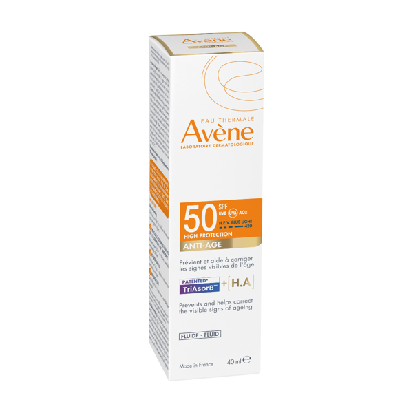 AVENE SUN, apsauginis fluidas nuo raukšlių, SPF50, 40 ml, 1 vnt. paveikslėlis