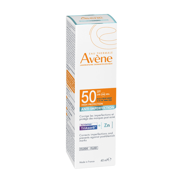 AVENE SUN, apsauginis fluidas riebiai ir mišriai odai, SPF50, 40 ml, 1 vnt. paveikslėlis