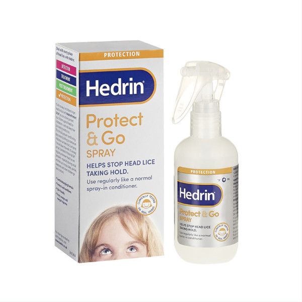 HEDRIN PROTECT&GO, purškalas nuo utėlių, 250 ml paveikslėlis