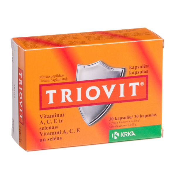 KRKA TRIOVIT, 30 kapsulių paveikslėlis