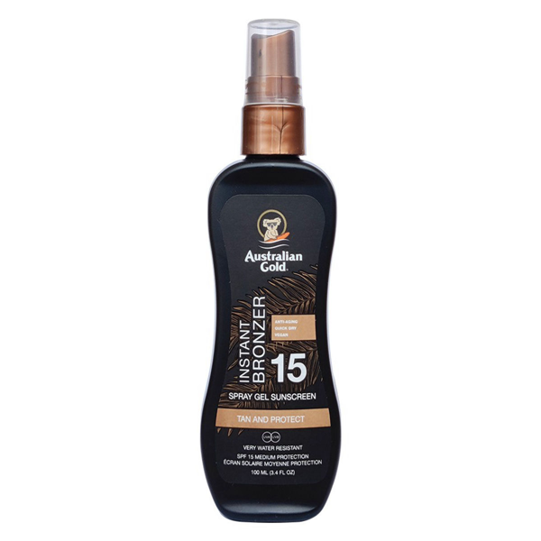 AUSTRALIAN GOLD, apsaugos nuo saulės pienelis su bronzantais, SPF15, 100ml, 1 vnt. paveikslėlis