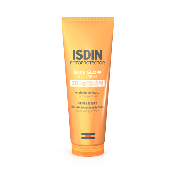 ISDIN GLOW SPF30, apsauginis gelis-kremas kūnui suteikiantis švytėjimo, 200ml paveikslėlis