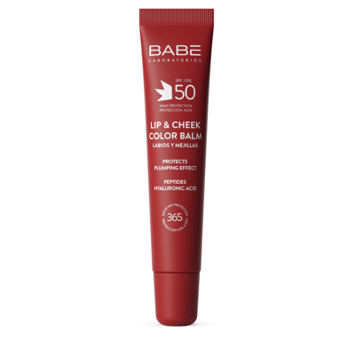 BABE, SPF50 CHERRY, apsauginis lūpų ir skruostų balzamas, 20ml paveikslėlis
