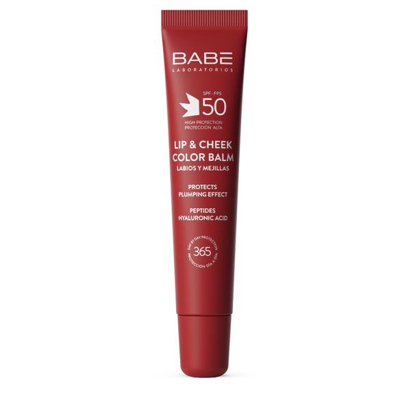 BABE, SPF50 CHERRY, apsauginis lūpų ir skruostų balzamas, 20ml paveikslėlis