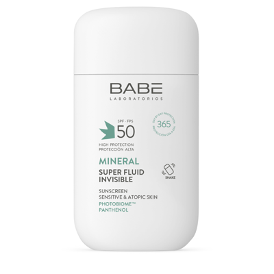 BABE SUPER FLUID SPF50, apsauginė mineralinė veido emulsija, 50ml paveikslėlis