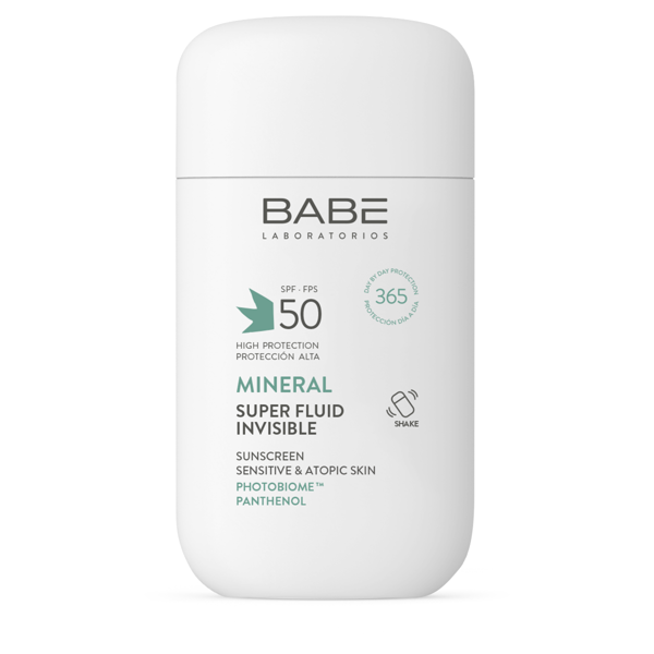 BABE SUPER FLUID SPF50, apsauginė mineralinė veido emulsija, 50ml paveikslėlis