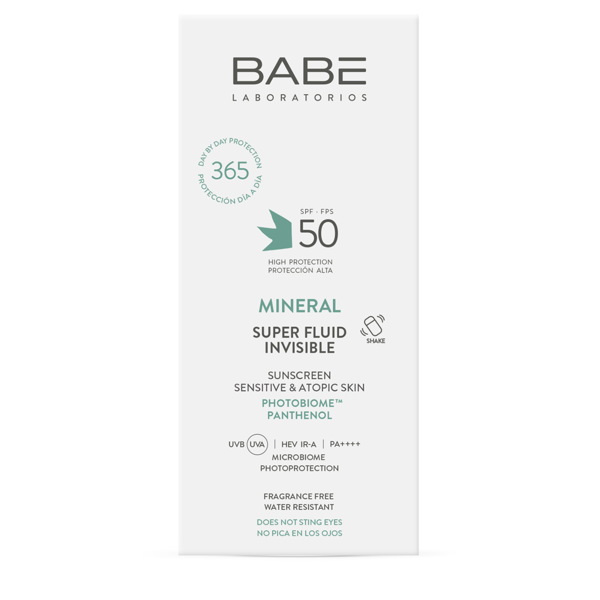 BABE SUPER FLUID SPF50, apsauginė mineralinė veido emulsija, 50ml paveikslėlis