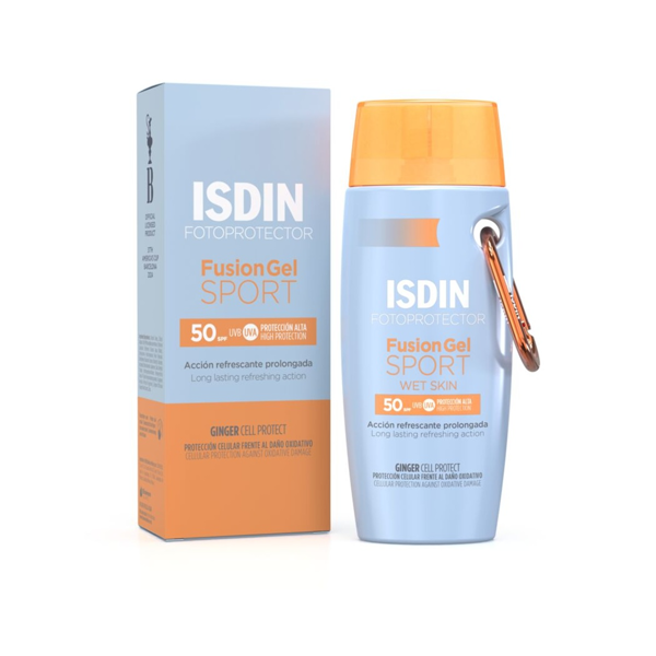 ISDIN FUSION SPF50, apsauginis gelis sportuojantiems, 100ml paveikslėlis