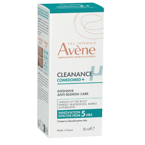 AVENE CLEANANCE COMEDOMED, koncentruota priemonė aknės ir odos nelygumų pažeistai odai prižiūrėti, 30ml paveikslėlis