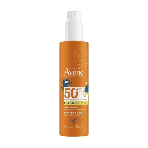 AVENE SUN, apsauginė purškiama emulsija nuo saulės vaikams, SPF50+, 200 ml paveikslėlis