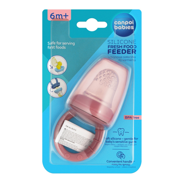 CANPOL BABIES, silikoninis šviežio maisto maitintuvas, 56/010pin, 1 vnt. paveikslėlis
