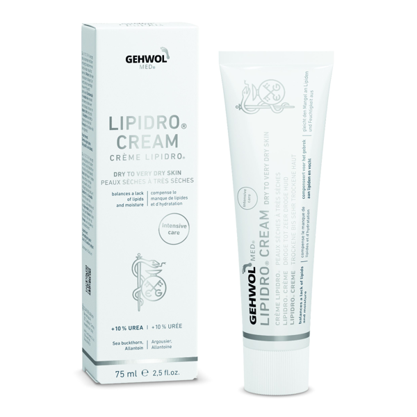 GEHWOL MED, LIPIDRO CREAM, sausos ir labai sausos odos kremas, 75 ml paveikslėlis