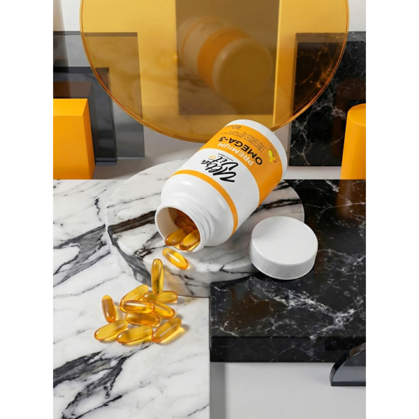 ULTRAVIT Premium Omega 3, 60 minkštųjų kapsulių paveikslėlis