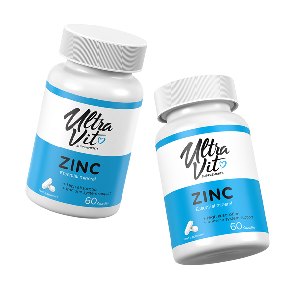 ULTRAVIT Cinkas, 60 kapsulių paveikslėlis