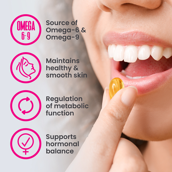 VPLAB Ultra Moterų vakarinės ežiuolės aliejus, 60 minkštųjų kapsulių paveikslėlis