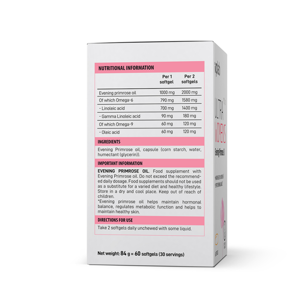 VPLAB Ultra Moterų vakarinės ežiuolės aliejus, 60 minkštųjų kapsulių paveikslėlis