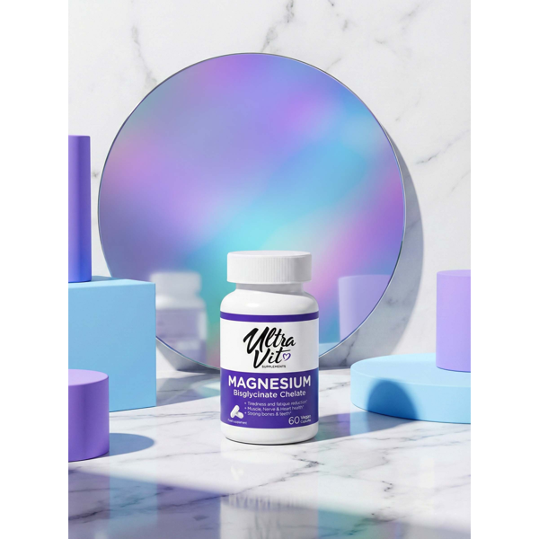 ULTRAVIT Magnio bisglicinatas, 60 kapsulių paveikslėlis