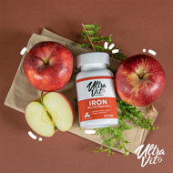 ULTRAVIT Geležis, 60 kapsulių paveikslėlis