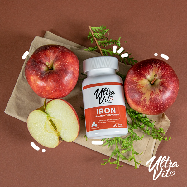 ULTRAVIT Geležis, 60 kapsulių paveikslėlis