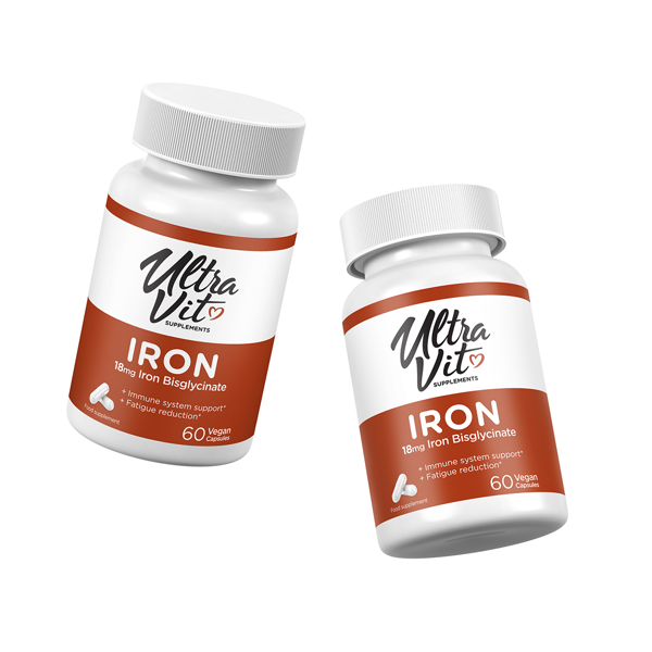 ULTRAVIT Geležis, 60 kapsulių paveikslėlis