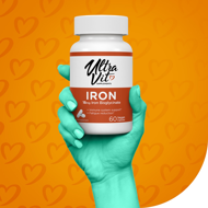 ULTRAVIT Geležis, 60 kapsulių paveikslėlis