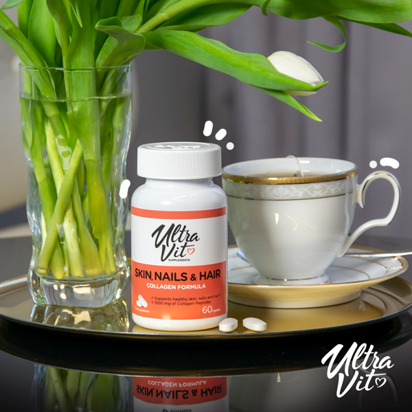 ULTRAVIT Odai, nagams ir plaukams, 60 tablečių paveikslėlis