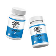 ULTRAVIT Kalcis ir vitaminas D3, 90 tablečių paveikslėlis