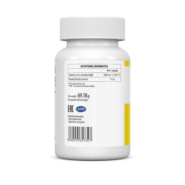 ULTRAVIT C vitaminas, 60 kapsulių paveikslėlis