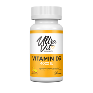 ULTRAVIT D vitaminas D3 4000 TV, 120 minkštųjų kapsulių paveikslėlis