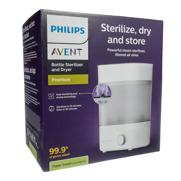 PHILIPS AVENT, sterilizatorius kūdikių buteliukams elektrinis, SCF293/00, 1 vnt. paveikslėlis