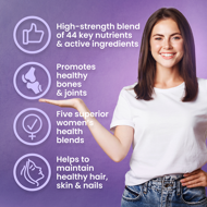 VPLAB Ultra Moterų multivitaminų formulė, 90 minkštųjų kapsulių paveikslėlis