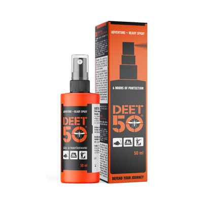 DEET 50%, purškiamas repelentas, 50ml paveikslėlis
