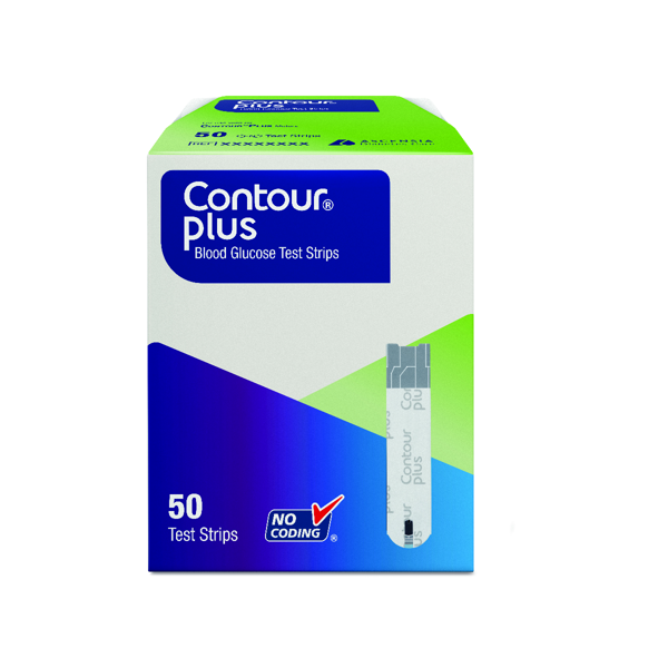 CONTOUR Plus diagnostinės juostelės, 50 vnt paveikslėlis