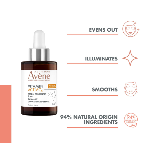 AVENE VITAMIN CG, serumas, skaistinamasis, 30ml paveikslėlis