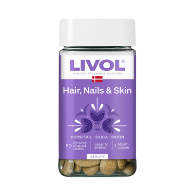 LIVOL HAIR, SKIN & NAILS, 60 tablečių paveikslėlis
