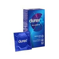 DUREX CLASSIC, prezervatyvai, 12 vnt. paveikslėlis DUREX CLASSIC, prezervatyvai, 12 vnt. paveikslėlis