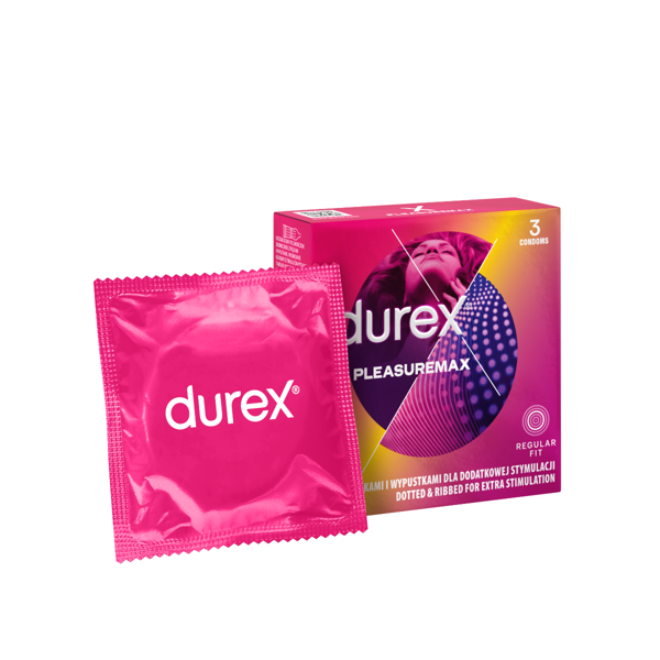 DUREX PLEASUREMAX, prezervatyvai, 3 vnt. paveikslėlis