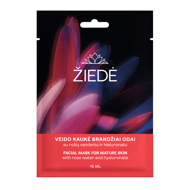 Žiedė veido kaukė brandžiai odai su rožių vandeniu ir hialuronatu, 15ml paveikslėlis Žiedė veido kaukė brandžiai odai su rožių vandeniu ir hialuronatu, 15ml paveikslėlis