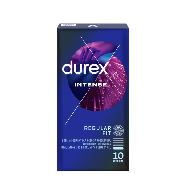 DUREX INTENSE, prezervatyvai, 10 vnt. paveikslėlis