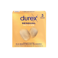 DUREX SENSUAL NO LATEX, prezervatyvai, 3 vnt. paveikslėlis