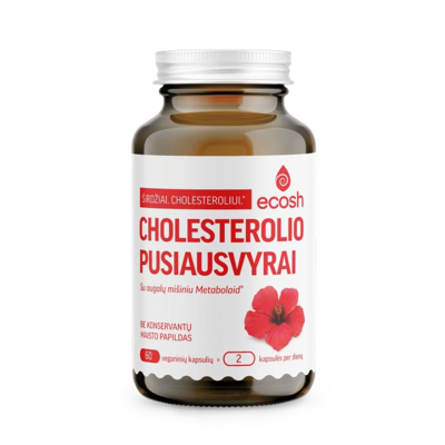ECOSH Cholesterolio pusiausvyrai, 60 kapsulių paveikslėlis