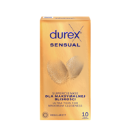 DUREX SENSUAL, prezervatyvai, 10 vnt. paveikslėlis